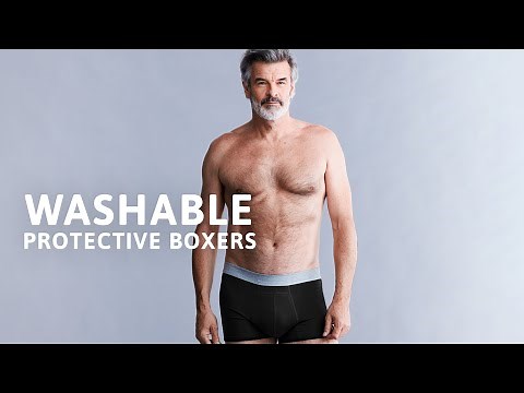 TENA Men Washable Protective Boxers | for light drips & smaller urine leaks