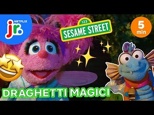 NUOVI AMICI 🐲💜 Sesame Street | Netflix Junior Italia
