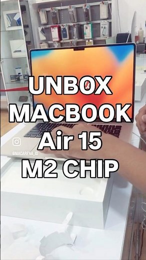 Unboxing New MacBook Air 15 M2 Chip #unboxing #macbookairm2