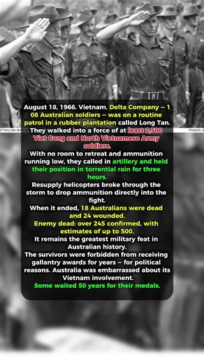 108 Australians😮2500 Enemy Soldiers They Called for Artillery and Held the Line #history #viralvideo