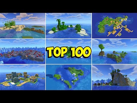 TOP 100 BEST SURVIVAL ISLAND SEEDS For MINECRAFT 1.20 (Java & Bedrock)
