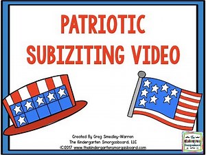 Subitizing Song: Patriotic (Slower Version)