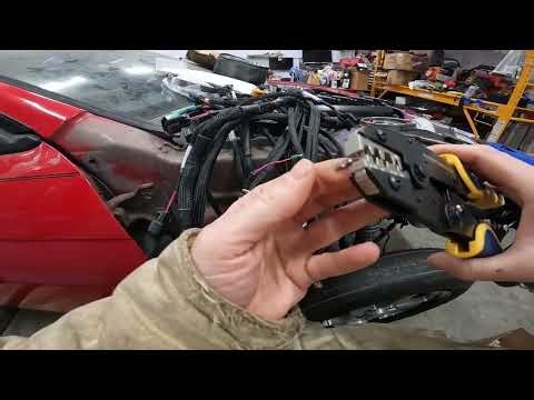 EV1 to EV6 Injector Connector, How to crimp the pins and install EV6 connectors, 2jz 240sx Haltech
