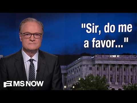 Lawrence: There is no bigger story than, is Trump, who has the nuclear codes, ‘losing his mind’?