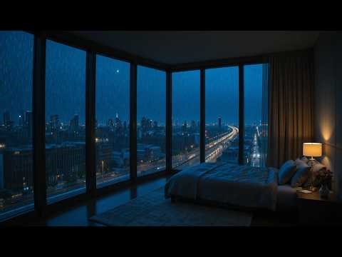 Gentle Rain Sounds for Sleeping 🌙 Fall Asleep Fast with Peaceful Night Rain Ambience