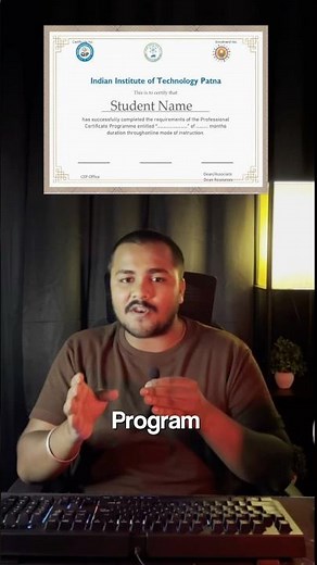 AIML certification from IIT Patna and IIT BHU, help you to get placed in a top mnc. #pw #jeemains