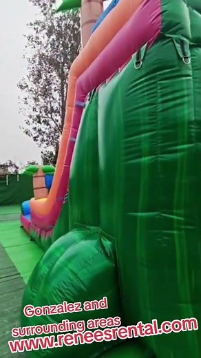 18FT Octo Splash Water Slide Rental Baton Rouge | Renee's Rental