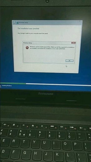 How To Fix।। Windows cannot install required files Error code 0x8007025d ।। Troubleshooting Guide