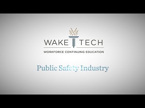 Wake Tech: Career Pathways - Public Safety Industry