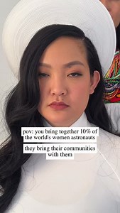 Today is International Day of Women and Girls in Science. Only ~10% of astronauts worldwide are women. Representation changes what girls believe is possible. And what the world makes possible for them. If you can see her, you can be her. 🌍✨ | Amanda Nguyen