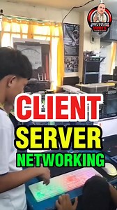 CLIENT-SERVER NETWORKING 🖥️ #ITSkills #ictteacher #IbaAngMayAlam #highlights #ComputerSystemServicing #Server #followme | Teachervince