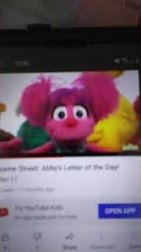 sesame street abby letter of the day is here I
