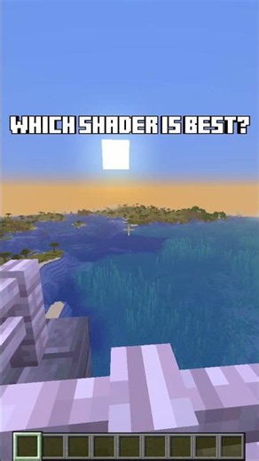 Which shader is best? #minecraft #minecraftrealistic #gaming #shaders #minecraftshorts