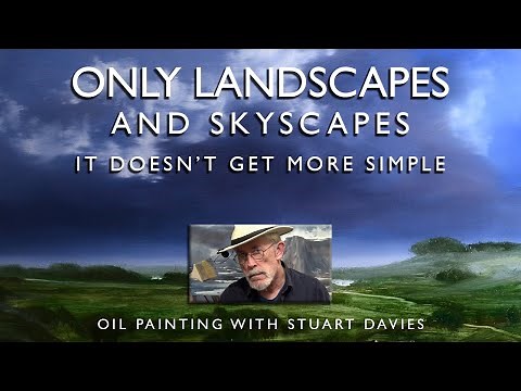 Painting Landscapes and Skyscapes - Oil painting With Stuart Davies