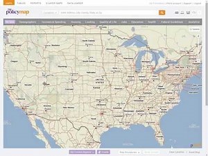 PolicyMap Tutorials - the Spreadsheet Data Loader