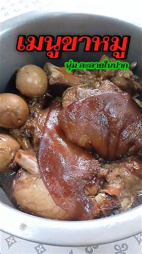 #ขาหมูพะโล้🐷สูตรนุ่ม ละมุน ละลายในปาก