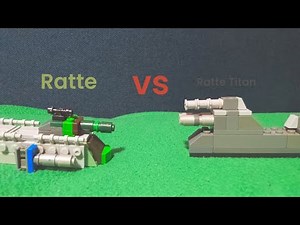 Ratte vs Ratte titan Лего мультики про танки