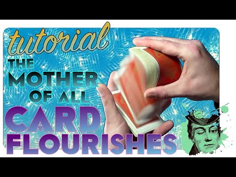 THE SPRING classic card flourish magic trick tutorial