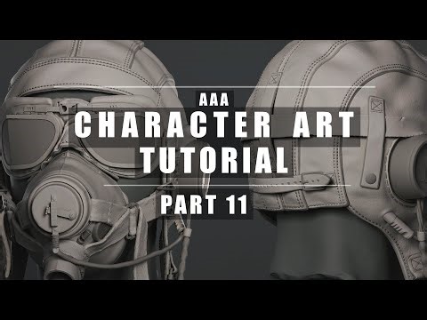 3D Modeling A Pilot Helmet - Part 11