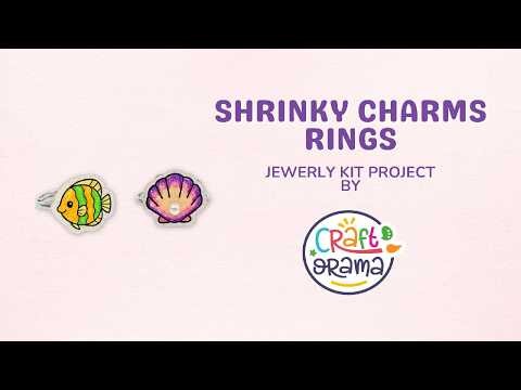 Craftorama Shrinky Charms – Mermaid Ring Tutorial