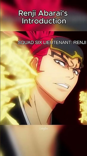 Renji Abarai's Introduction | Bleach #anime #renjiabarai #bleachanime