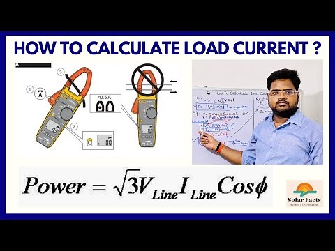 How to calculate load Current ? // Load Current calculation for three Phase and single load.