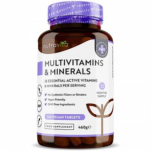 Nutravita | Multivitamin Minerals - Vegan & Vegetarian Multivitamins - Nutravita
