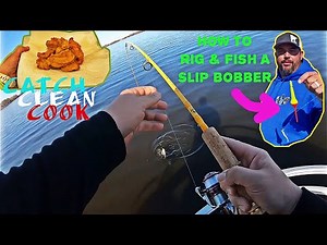 Slip Bobber Set Up & Tips 🎣 HUGE Crappies Catch Clean & Cook 👨‍🍳 (Easy Recipe)