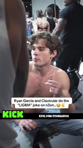 Ryan Garcia and Clavicular do the “LIGMA” joke on n3on..😭✌️#n3on #ryangarcia #clavicular #fyp