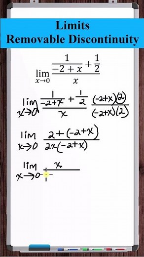 Limit Solving - Removable Discontinuity
