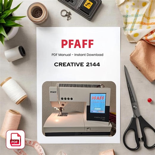 PFAFF Creative 2144 Sewing Machine Manual - User Guide (PDF Download) - Etsy
