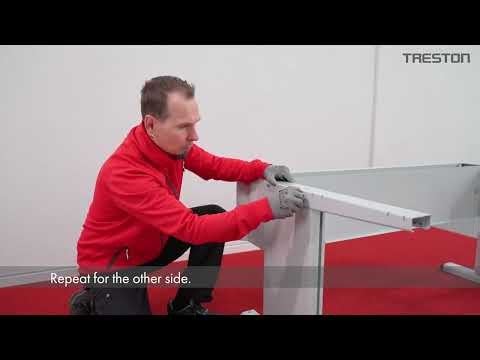 How to assemble Concept Ergo 900 Allen key adjustable workbench