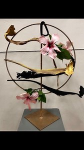 11K views · 147 reactions | Floral Trends' Design Group's members' designs for their opening meeting 'Show Time' on 18/01/2025. The title was 'Black, Gold and ....' | Floral ART Re-imagined | Facebook