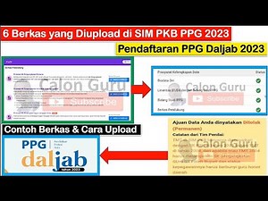 6 Berkas yang Diupload di SIM PKB sebagai Syarat PPG 2023 ketika Pendaftaran PPG Daljab 2023 Dibuka