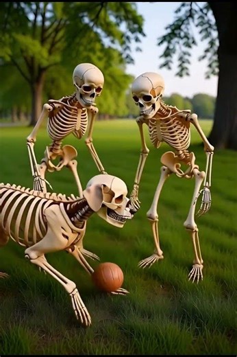 Skeleton tries to live a normal life and fails #SliceOfLife #FunnyShorts #Shorts