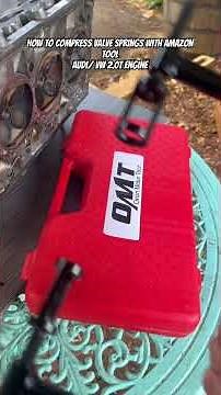 How to compress valve springs with Amazon tool Audi / Vw 2.0T engine #diymechanic #audi