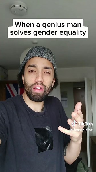 When a genius man solves gender equality ...... This is just a Fictional character who uploads dumb videos which are not meant to be liked or agreed with. It is not me. #jokes #comedy #funny