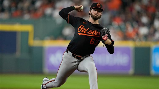 Eighth inning infield hit spoils perfect game for Baltimore's Brandon Young against Astros