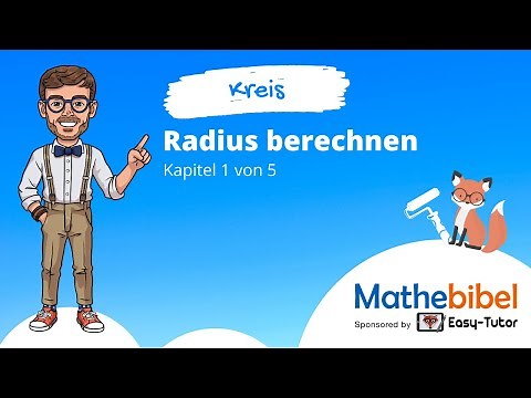 Kreis ► Radius berechnen (aus Durchmesser)