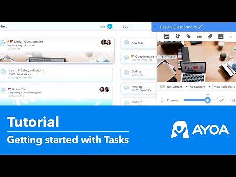 Ayoa Tutorial: Getting started with Tasks