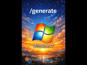 Что будет, если сгенерировать Windows 7 с помощью Gemini?