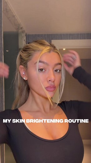 My skin brightening routine using @medicube global #kojicacid #turmeric #medicube #boosterpro #medicubeskincare