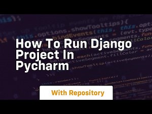 How to run django project in pycharm