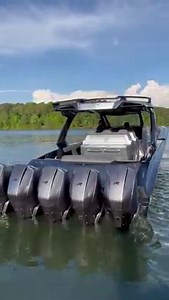 The new 47 Reaper testing it's stern and bow thrusters. #47reaper #adrenalinepowerboats #dreamdesigncreate #OneNationUnderGod #americanmade #dreamdesigncreate | Adrenaline Powerboats