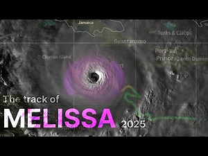 The Track Of Hurricane Melissa (2025)