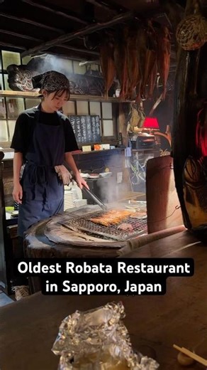 Oldest Robata Restaurant in Sapporo, Japan - Utari | #robatayaki #robata #sapporofood #hokkaidofood