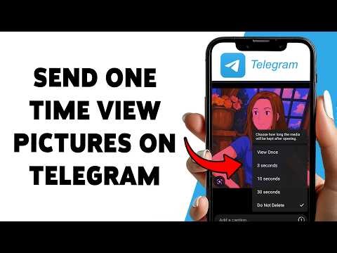 How To Send One Time View Pictures On Telegram | Send Disappearing Photos On Telegram 2026