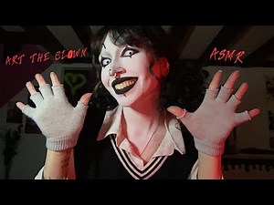 Art the Clown Gives You Tingles ASMR | Tapping, Scratching, Liquid Sounds, No Talking