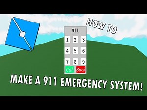 How To Make A *911 EMERGENCY SYSTEM* | Roblox Studio