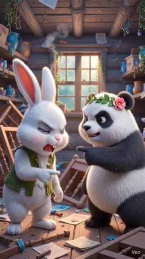 दोस्ती टूटी… फिर मिली! 🥺❤️ | Bear & Rabbit Emotional Story #shorts